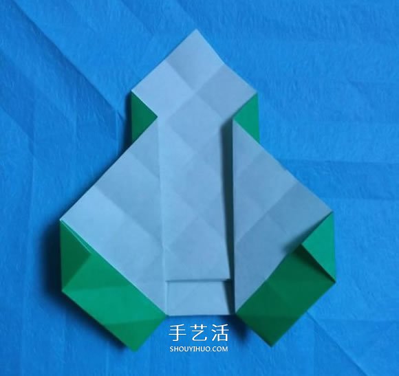 手工小猫的折纸步骤图 可爱小猫的折法图解 -  www.shouyihuo.com