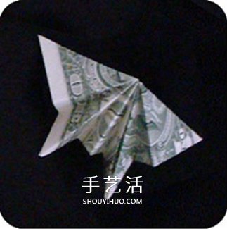 美元折纸蝴蝶图解教程 怎么用美元纸币折蝴蝶 -  www.shouyihuo.com
