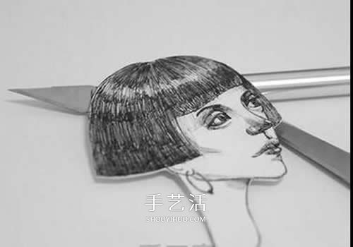 剪纸制作可以动的人偶 卡纸人偶玩具手工制作 -  www.shouyihuo.com