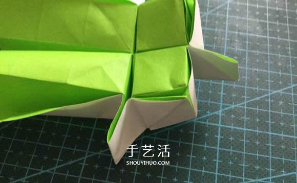 拼图零片的折纸方法 手工折纸拼图的图解教程 -  www.shouyihuo.com