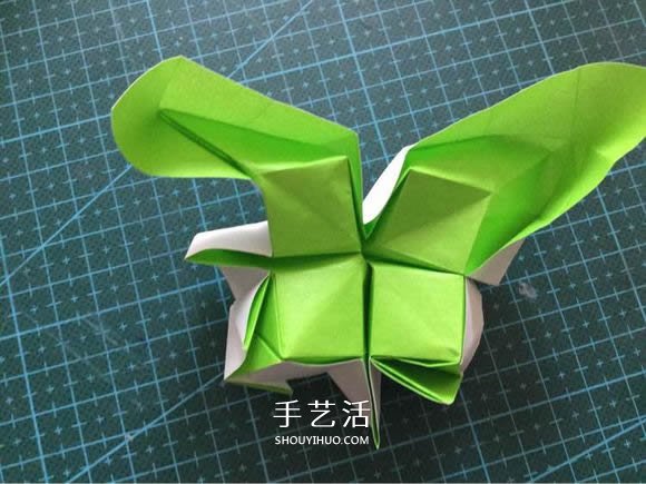 拼图零片的折纸方法 手工折纸拼图的图解教程 -  www.shouyihuo.com