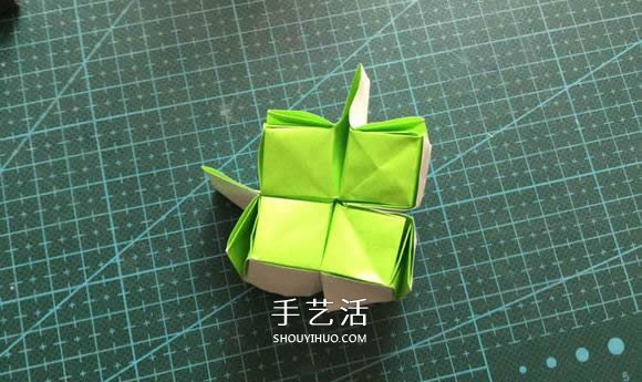 拼图零片的折纸方法 手工折纸拼图的图解教程 -  www.shouyihuo.com