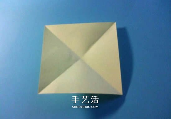 简单蜂鸟的折纸方法 手工折纸蜂鸟图解教程 -  www.shouyihuo.com