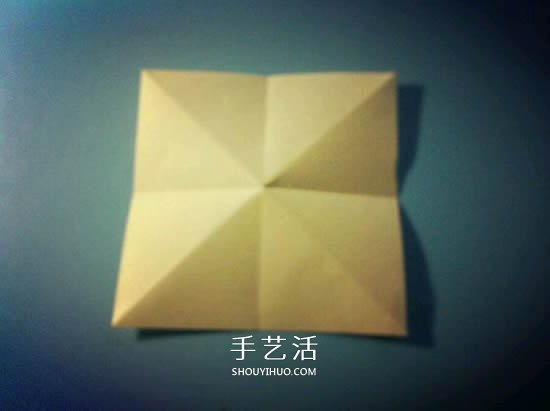 简单蜂鸟的折纸方法 手工折纸蜂鸟图解教程 -  www.shouyihuo.com