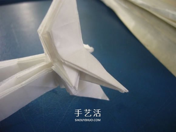 龙头戒指的折纸方法 手工折纸龙头戒图解教程 -  www.shouyihuo.com