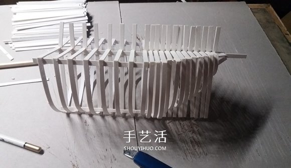 纸制单桅帆船模型制作 精致卡纸帆船手工制作 -  www.shouyihuo.com