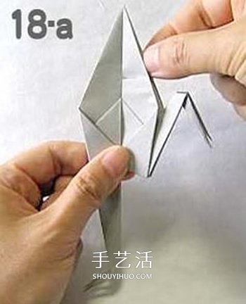 怎么折纸幽灵的方法 万圣节折纸幽灵图解教程 -  www.shouyihuo.com