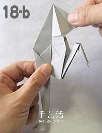 怎么折纸幽灵的方法 万圣节折纸幽灵图解教程 -  www.shouyihuo.com