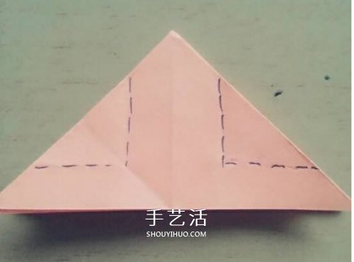 带翅膀气球的折法图解 折纸有翅膀的气球教程 -  www.shouyihuo.com