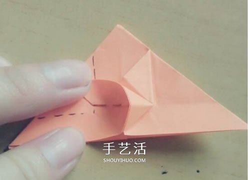 带翅膀气球的折法图解 折纸有翅膀的气球教程 -  www.shouyihuo.com
