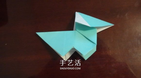 小狗的折法图解教程 可爱小狗的折叠方法 -  www.shouyihuo.com