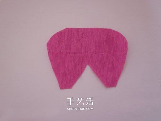 皱纹纸糖果花的做法 皱纹纸玫瑰花手工制作 -  www.shouyihuo.com