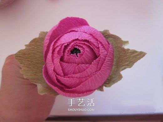 皱纹纸糖果花的做法 皱纹纸玫瑰花手工制作 -  www.shouyihuo.com