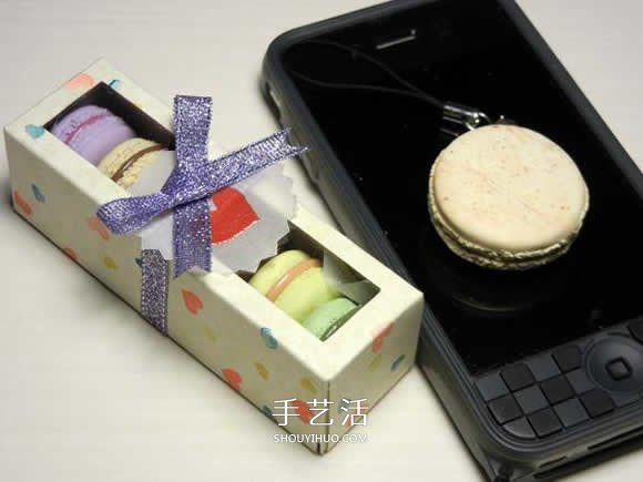 七夕情人节软陶礼物DIY 自制软陶马卡龙图解 -  www.shouyihuo.com