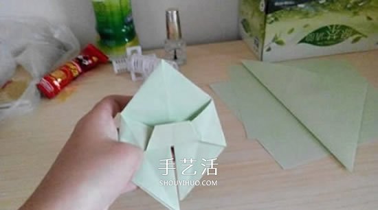 简易高跟鞋的折法图解 手工折纸高跟鞋的方法 -  www.shouyihuo.com