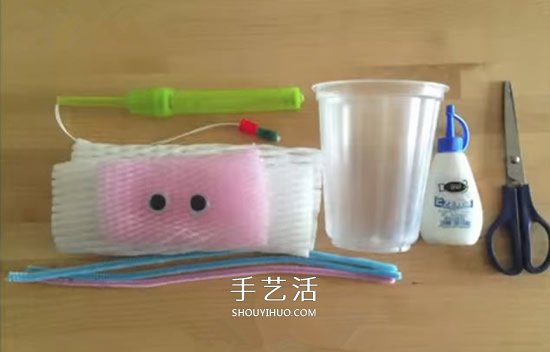 中秋节兔子灯手工制作 元宵兔子灯DIY图解 -  www.shouyihuo.com