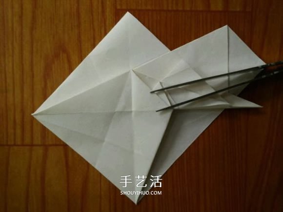 复杂兔子的折纸方法 中秋节折纸兔子图解 -  www.shouyihuo.com