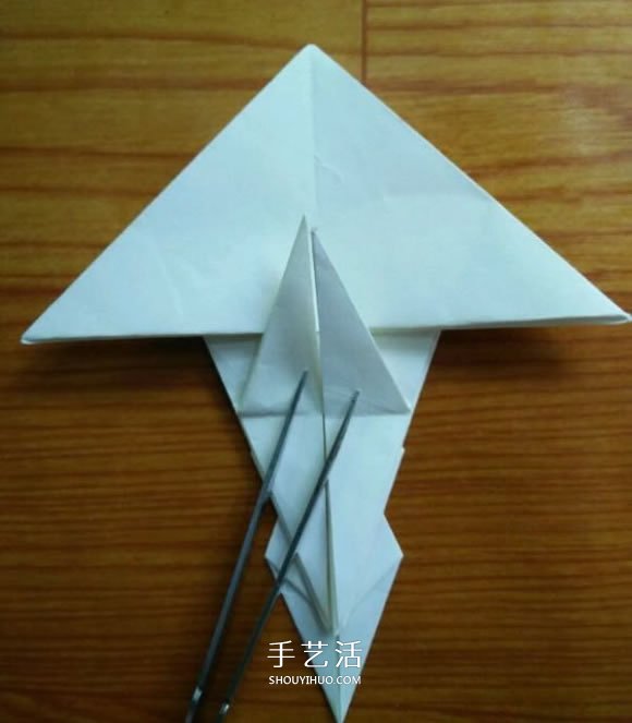 复杂兔子的折纸方法 中秋节折纸兔子图解 -  www.shouyihuo.com