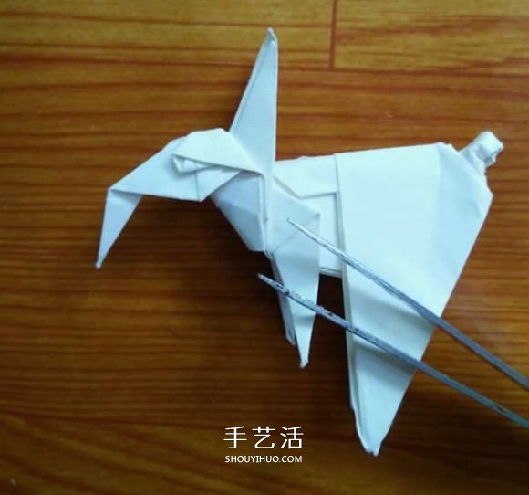 复杂兔子的折纸方法 中秋节折纸兔子图解 -  www.shouyihuo.com