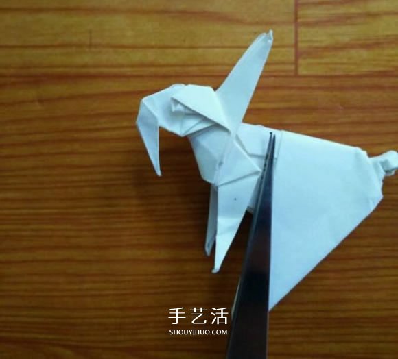 复杂兔子的折纸方法 中秋节折纸兔子图解 -  www.shouyihuo.com