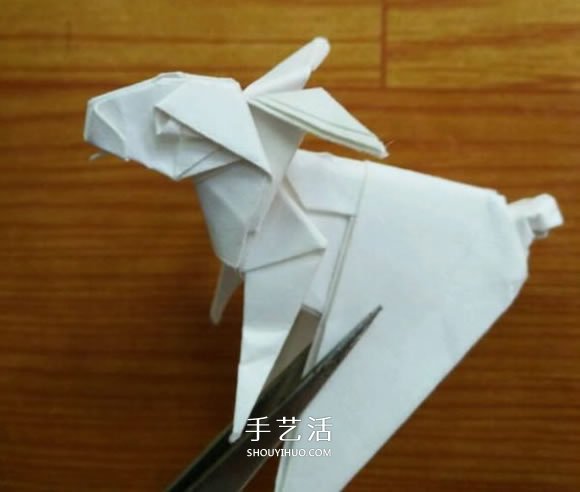复杂兔子的折纸方法 中秋节折纸兔子图解 -  www.shouyihuo.com