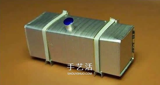 易拉罐做汽车步骤图解 易拉罐卡车DIY教程 -  www.shouyihuo.com