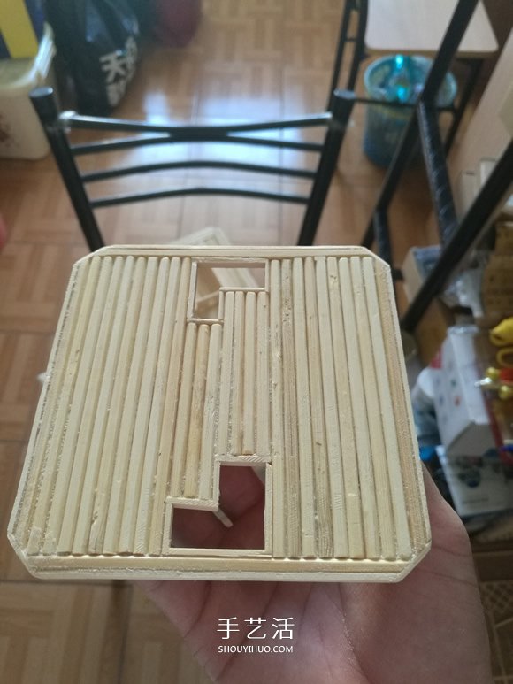 竹签手工制作埃菲尔铁塔模型的详细图解教程 -  www.shouyihuo.com