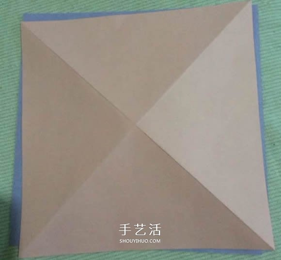 立体兔子的简单折法 儿童手工折纸兔子图解 -  www.shouyihuo.com