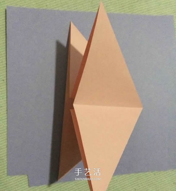 立体兔子的简单折法 儿童手工折纸兔子图解 -  www.shouyihuo.com