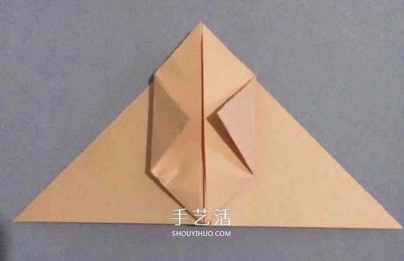 立体兔子的简单折法 儿童手工折纸兔子图解 -  www.shouyihuo.com