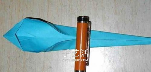 简单天鹅的折纸方法 手工折纸漂亮天鹅图解 -  www.shouyihuo.com