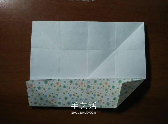 好玩魔术盒的折法图解 可收缩盒子的折法步骤 -  www.shouyihuo.com