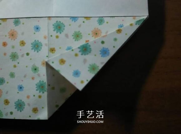 好玩魔术盒的折法图解 可收缩盒子的折法步骤 -  www.shouyihuo.com
