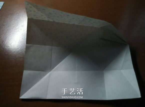 好玩魔术盒的折法图解 可收缩盒子的折法步骤 -  www.shouyihuo.com