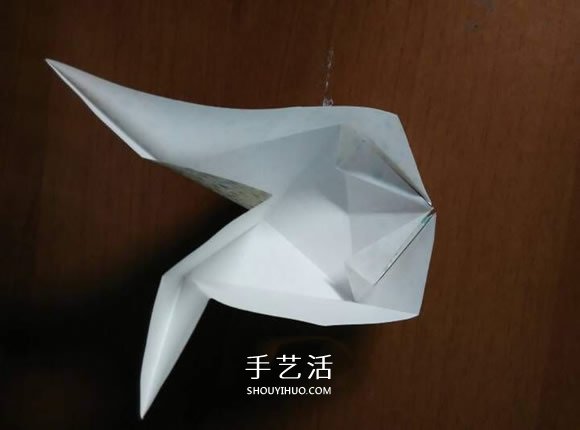 好玩魔术盒的折法图解 可收缩盒子的折法步骤 -  www.shouyihuo.com