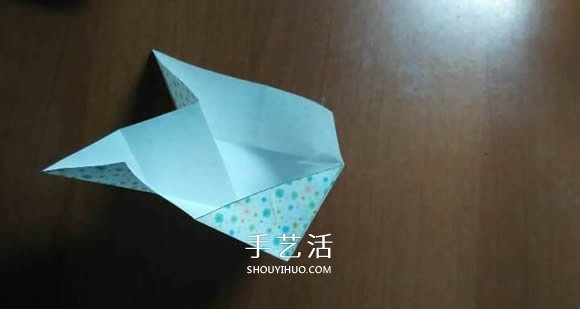 好玩魔术盒的折法图解 可收缩盒子的折法步骤 -  www.shouyihuo.com