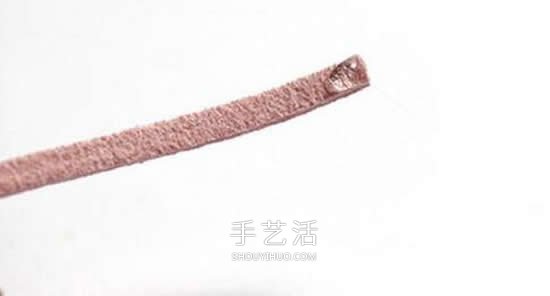 羊皮绒制作蜗牛发卡图解 可爱又美丽发饰DIY -  www.shouyihuo.com