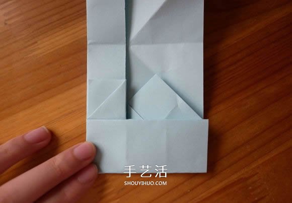 带盖子爱心盒子的折法 情人节爱心盒子折纸 -  www.shouyihuo.com