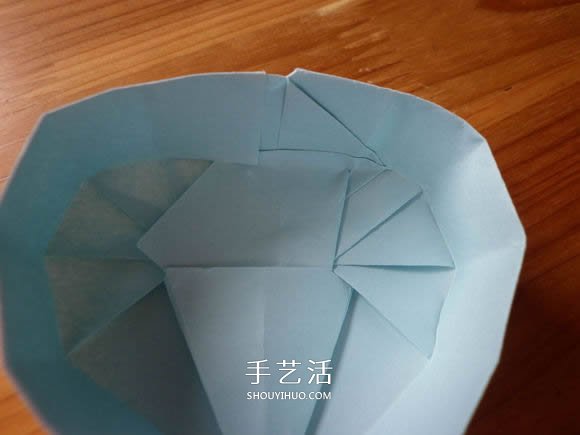 带盖子爱心盒子的折法 情人节爱心盒子折纸 -  www.shouyihuo.com