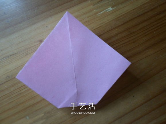 简单易学的折纸蝴蝶结 正方形纸折蝴蝶结折法 -  www.shouyihuo.com