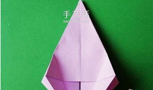 玫瑰百合礼品盒折纸 情人节完美包装盒的折法 -  www.shouyihuo.com