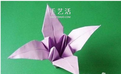 玫瑰百合礼品盒折纸 情人节完美包装盒的折法 -  www.shouyihuo.com