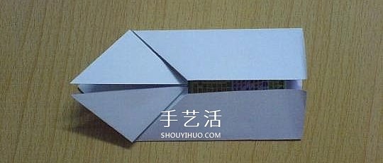 简单心形折纸图解教程 手工桃心的折法步骤 -  www.shouyihuo.com