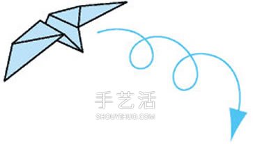 幼儿折纸大雁的教程 简单手工大雁的折法图解 -  www.shouyihuo.com