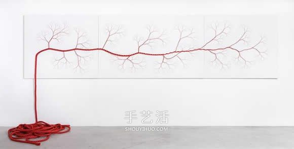 艺术家用绳子的创作 探讨捉摸不清的人际关系 -  www.shouyihuo.com