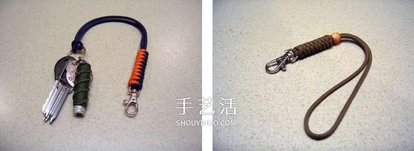 手工刀坠绳编法图解 伞绳刀坠的编法教程 -  www.shouyihuo.com