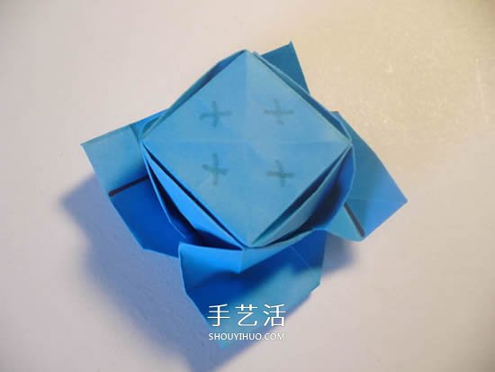 手工玫瑰花怎么叠图解 玫瑰花折叠方法教程 -  www.shouyihuo.com