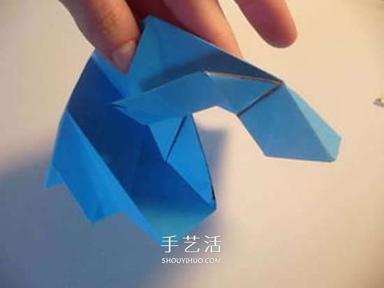 手工玫瑰花怎么叠图解 玫瑰花折叠方法教程 -  www.shouyihuo.com