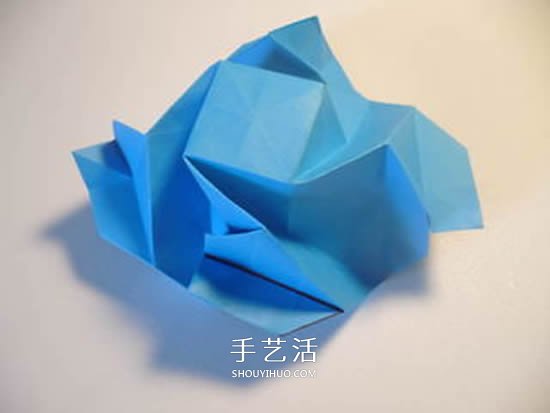 手工玫瑰花怎么叠图解 玫瑰花折叠方法教程 -  www.shouyihuo.com