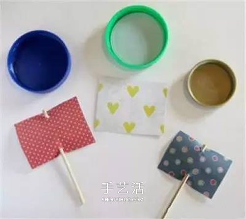 瓶盖手工制作小帆船 简单瓶盖小船的做法教程 -  www.shouyihuo.com